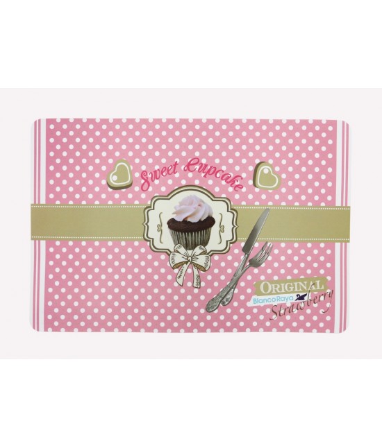 Tovagliette americane in plastica con stampa digitale alta definizione:hmpp010. : Tessuto - Poliestere, Variante - Pois, Misura - 43x28 cm