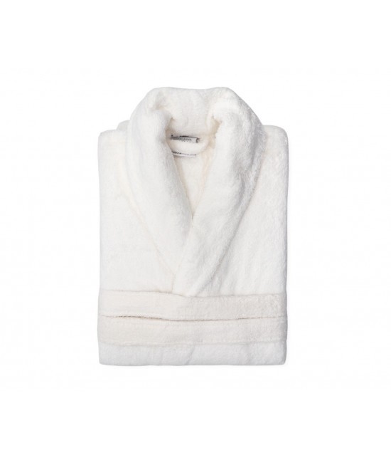 Blanco raya - Accappatoio in spugna di puro cotone tinta unita modello kimono - hotel 500