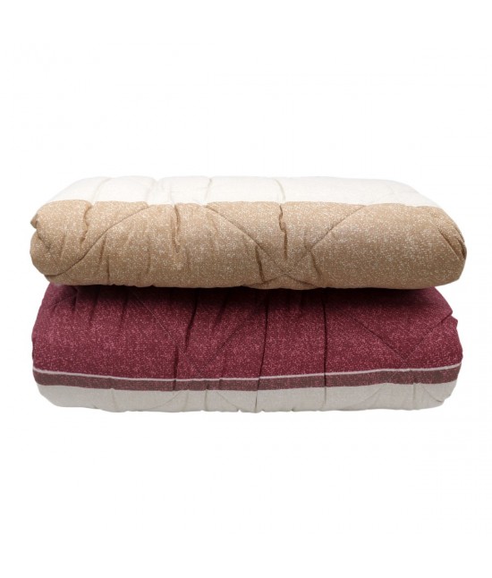 Trapunta piumone invernale singolo stampa fantasia righe bordeaux: city style : Colore prodotto - Bordeaux, Misura - Singolo, Tessuto - Poliestere